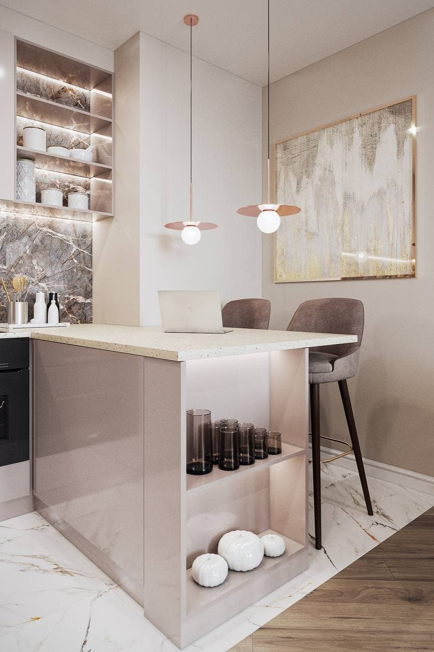 ЖК Врубеля 4, 2 комнаты, 45м²
