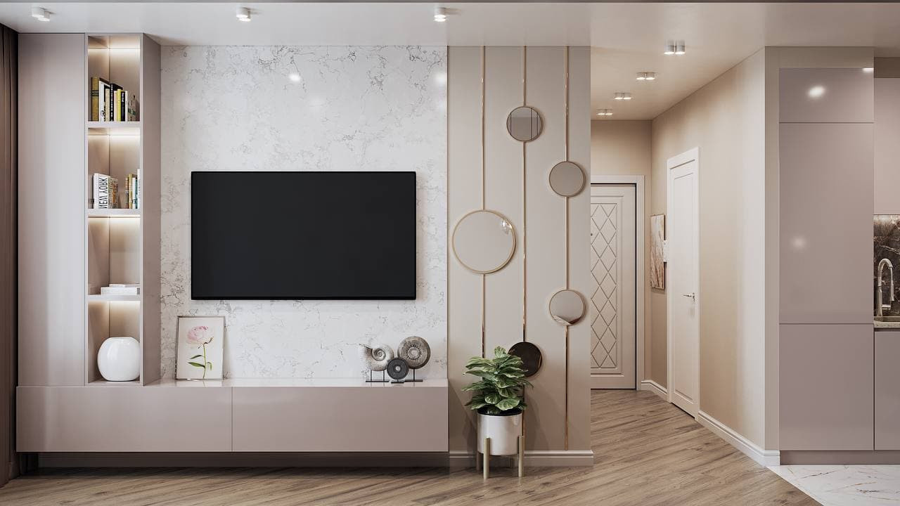 ЖК Врубеля 4, 2 комнаты, 45м²