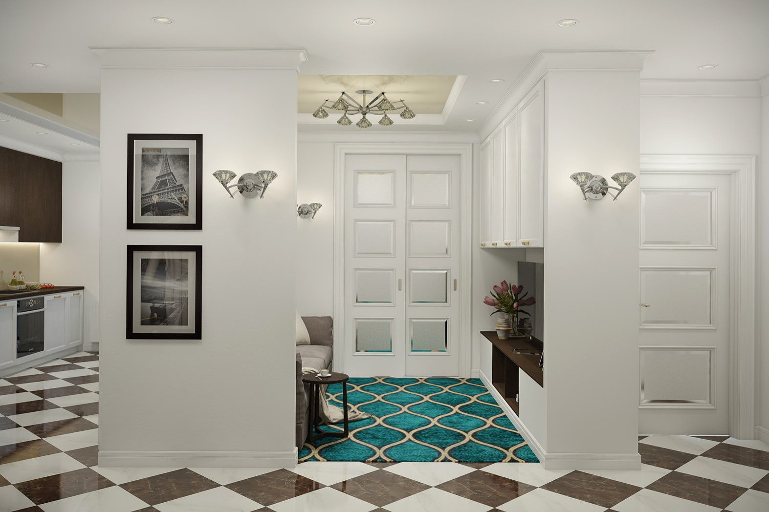 ЖК Вестердам, 2 комнаты, 45м²