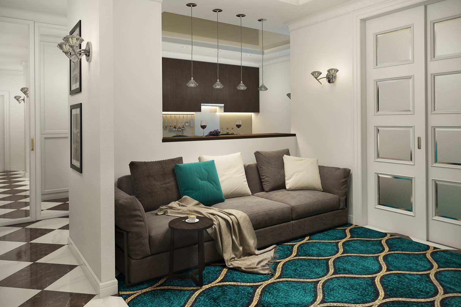ЖК Вестердам, 2 комнаты, 45м²