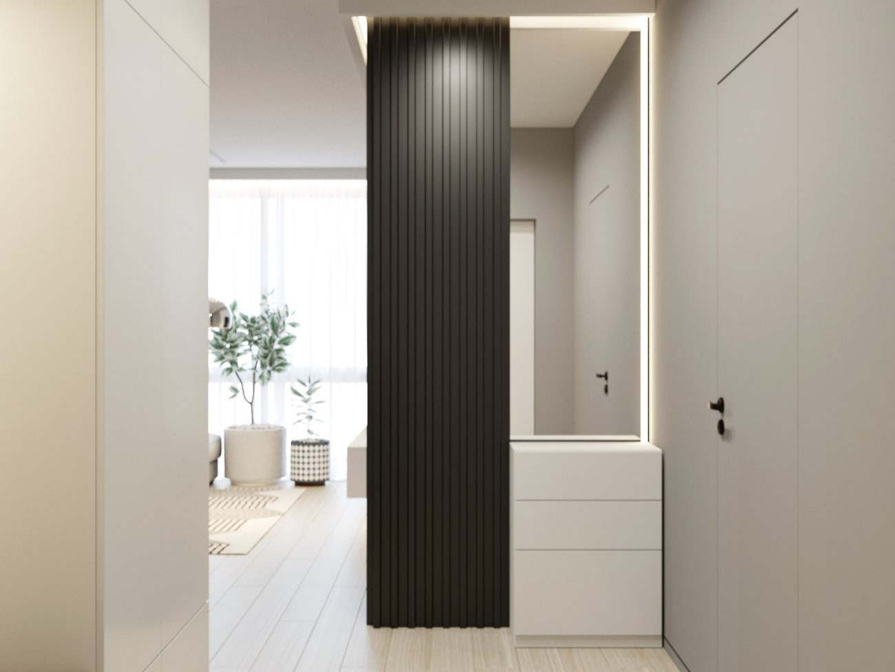 ЖК Белые Ночи, 2 комнаты, 54 м²