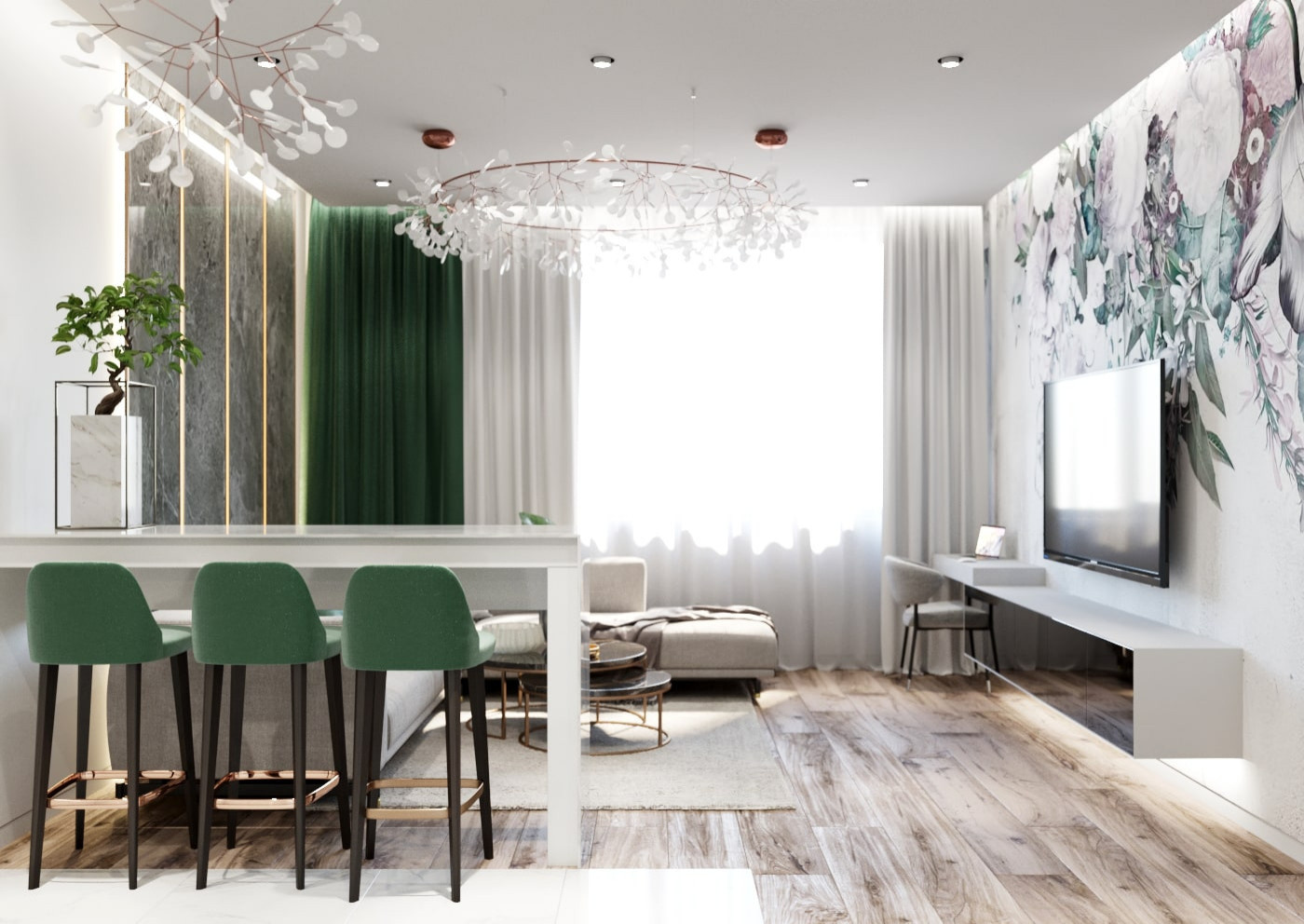 ЖК Звезды Арбата, 2 комнаты, 64 м²