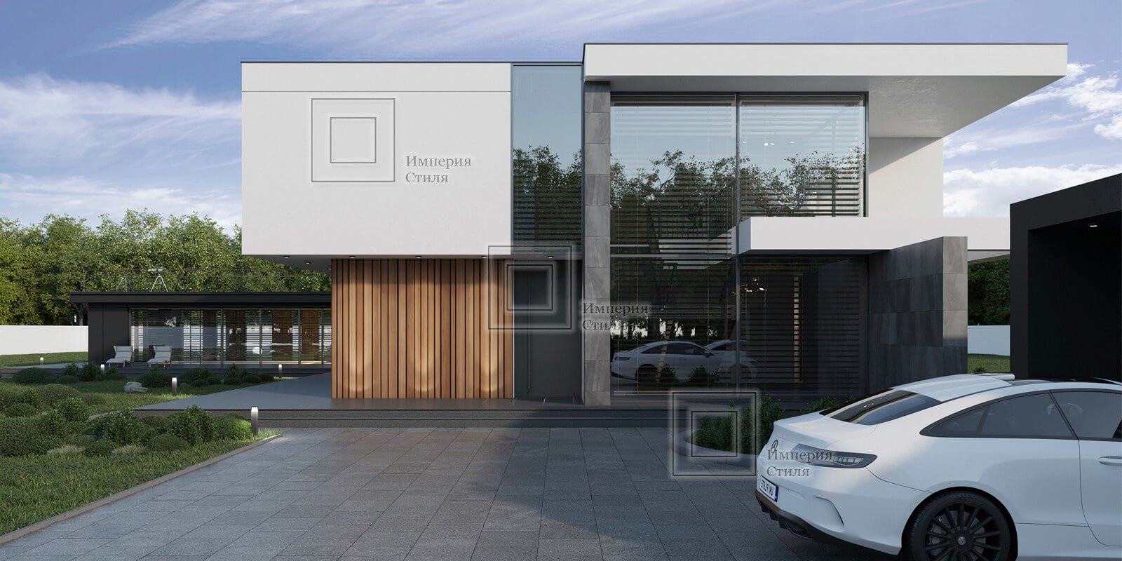 Проект дома с эксплуатируемой крышей