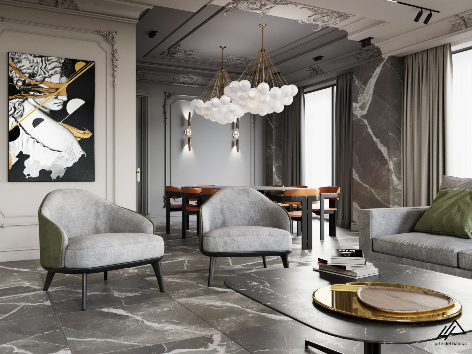 Обложка проекта: Contemp interior in MSK