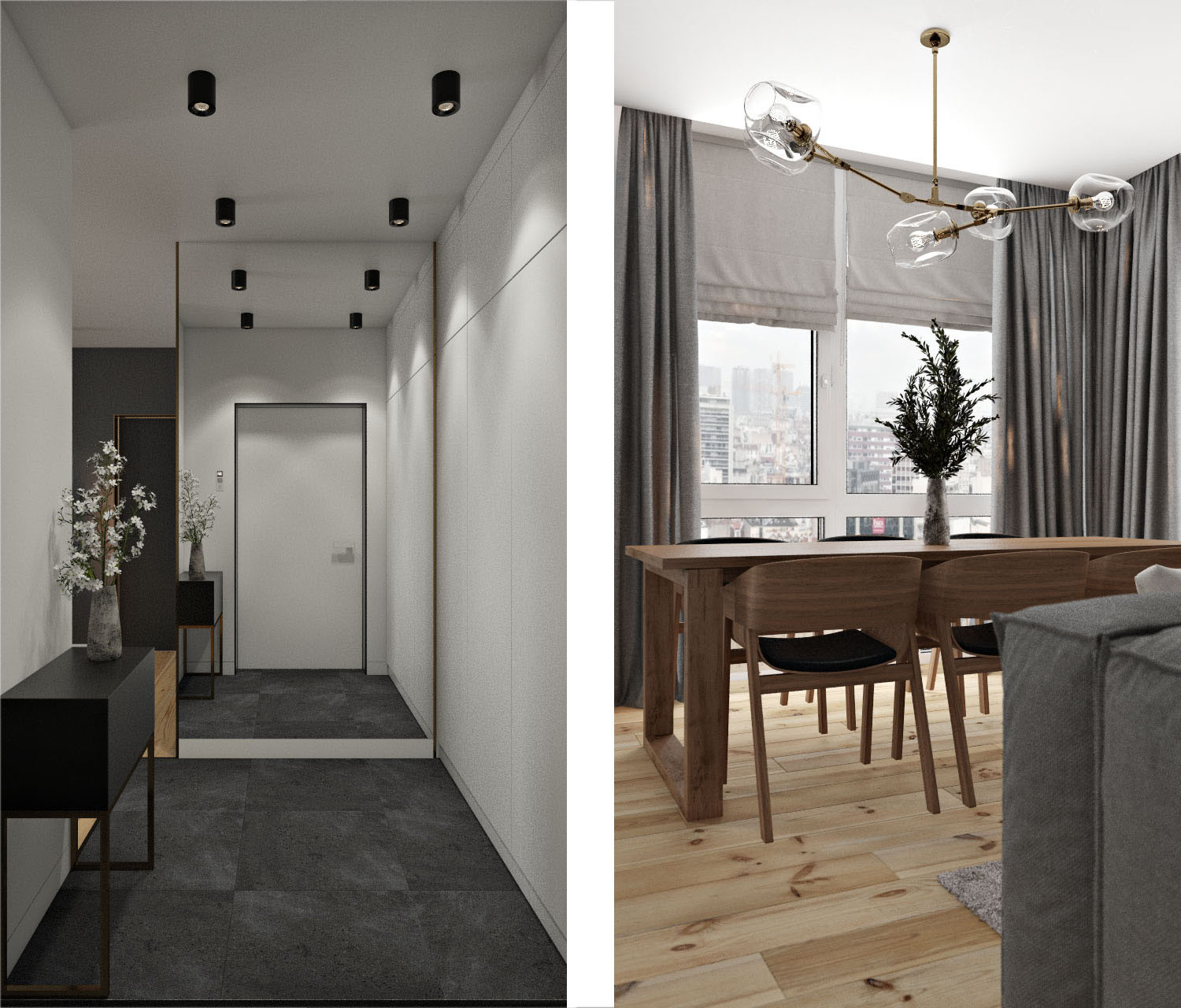 ЖК Spires, 3 комнаты, 81м²