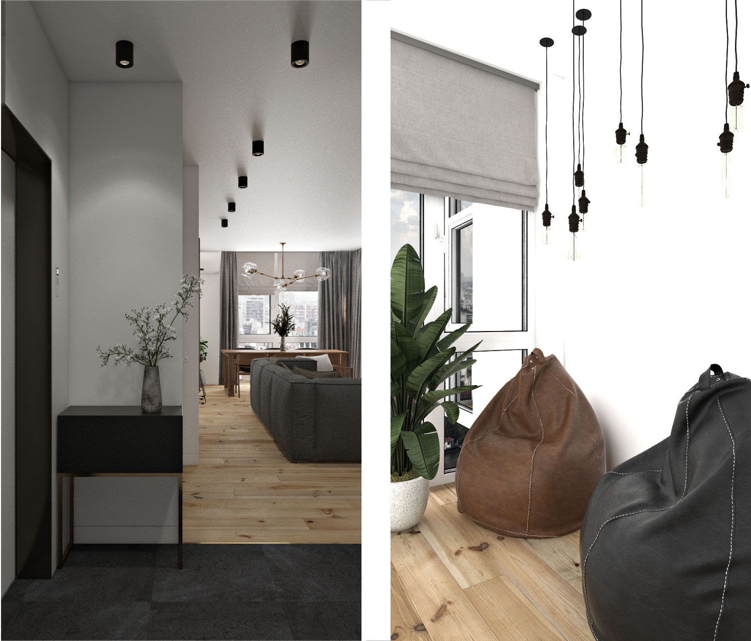 ЖК Spires, 3 комнаты, 81м²