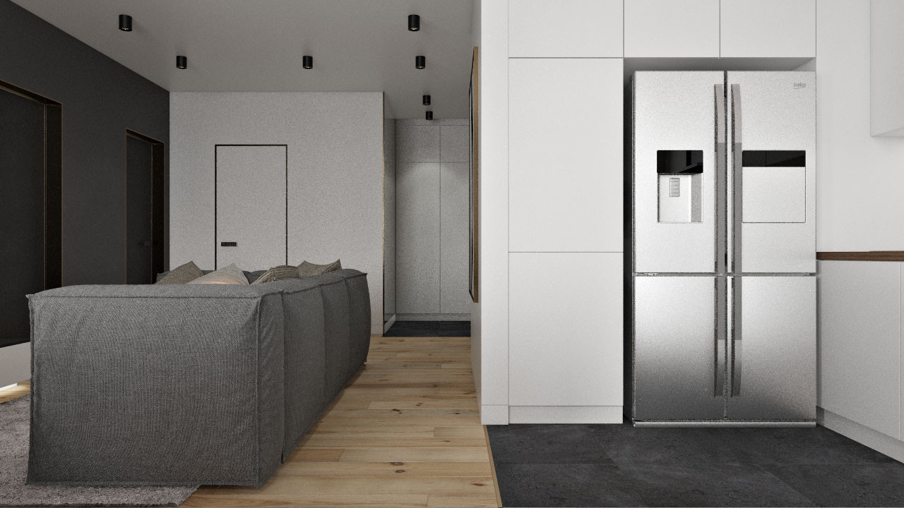 ЖК Spires, 3 комнаты, 81м²