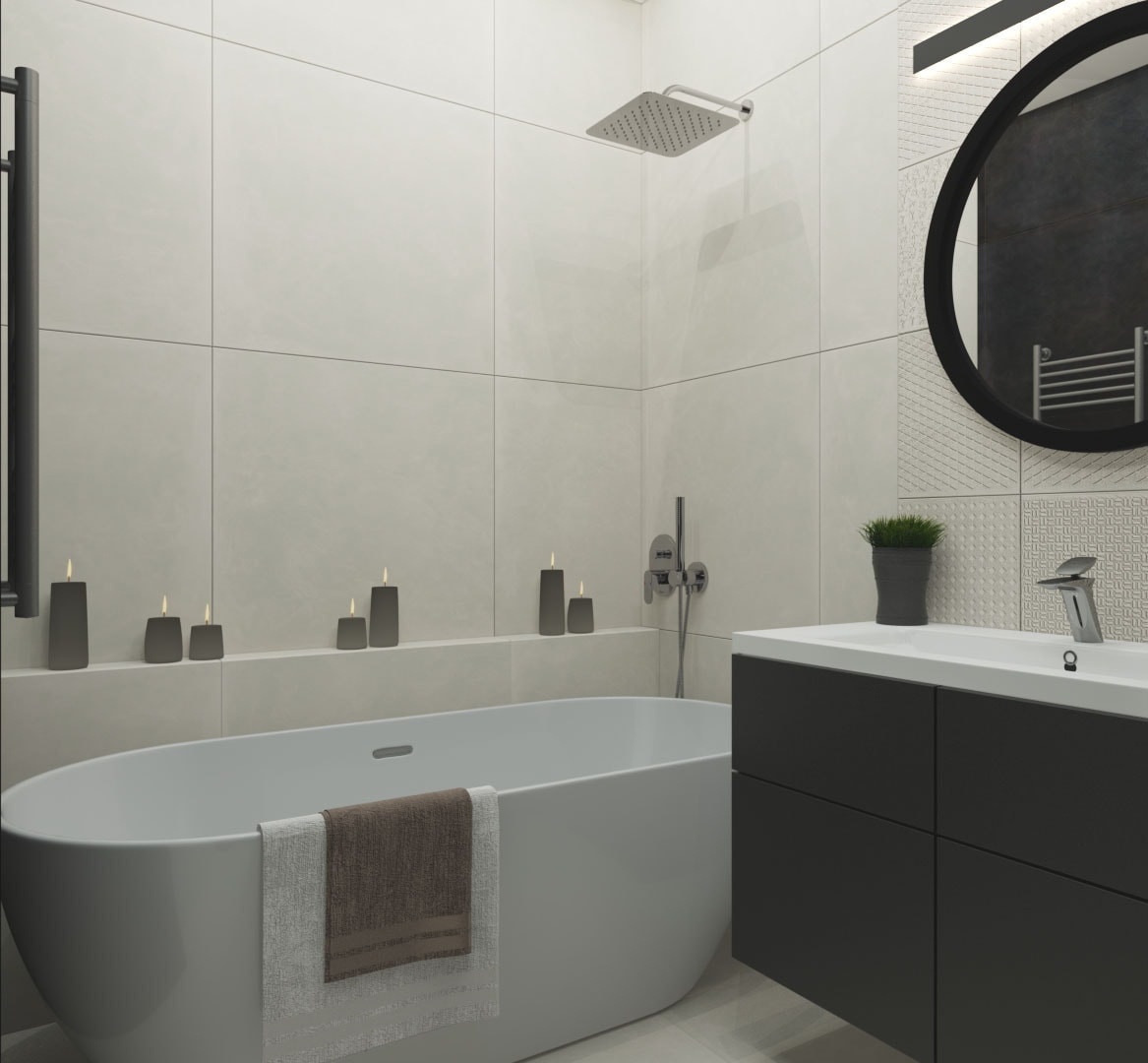 ЖК Spires, 3 комнаты, 81м²