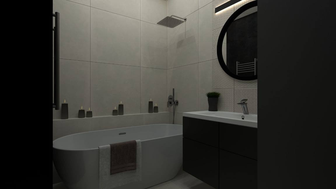 ЖК Spires, 3 комнаты, 81м²