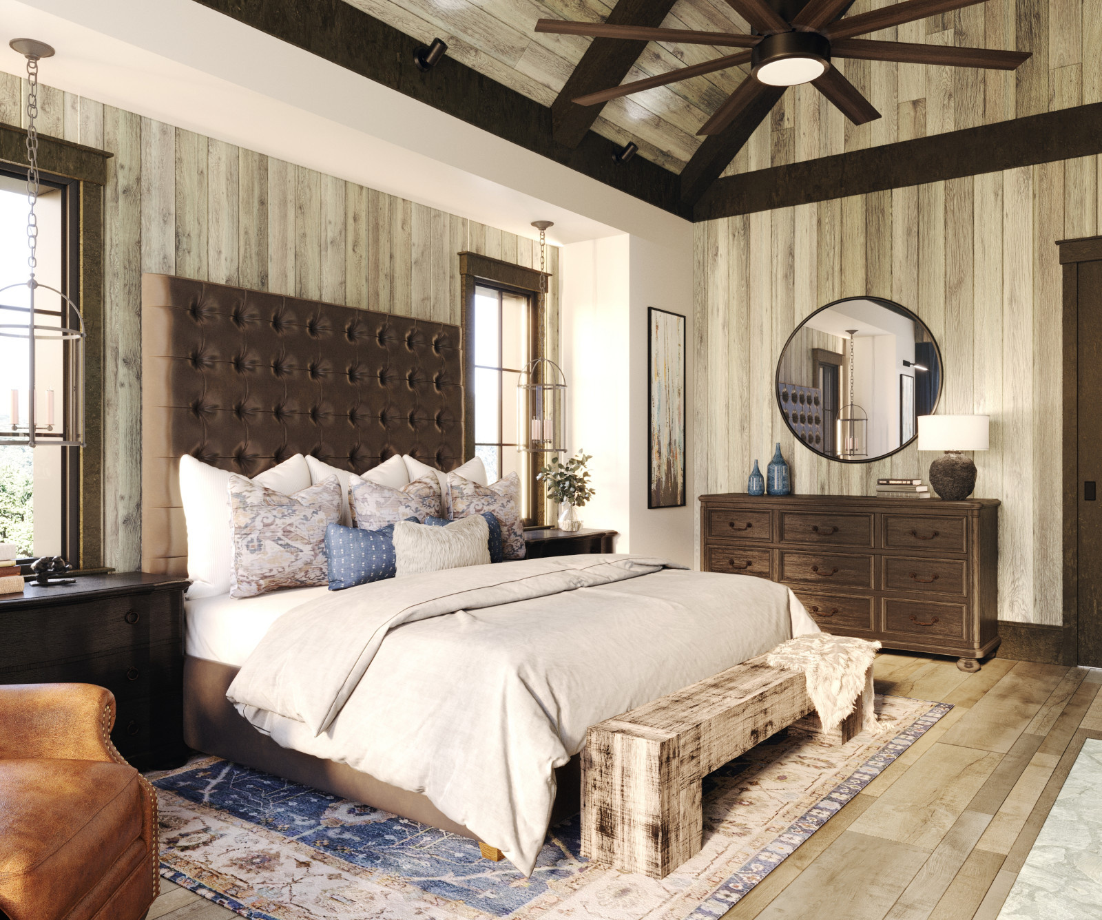 Обложка проекта: Rustic bedroom