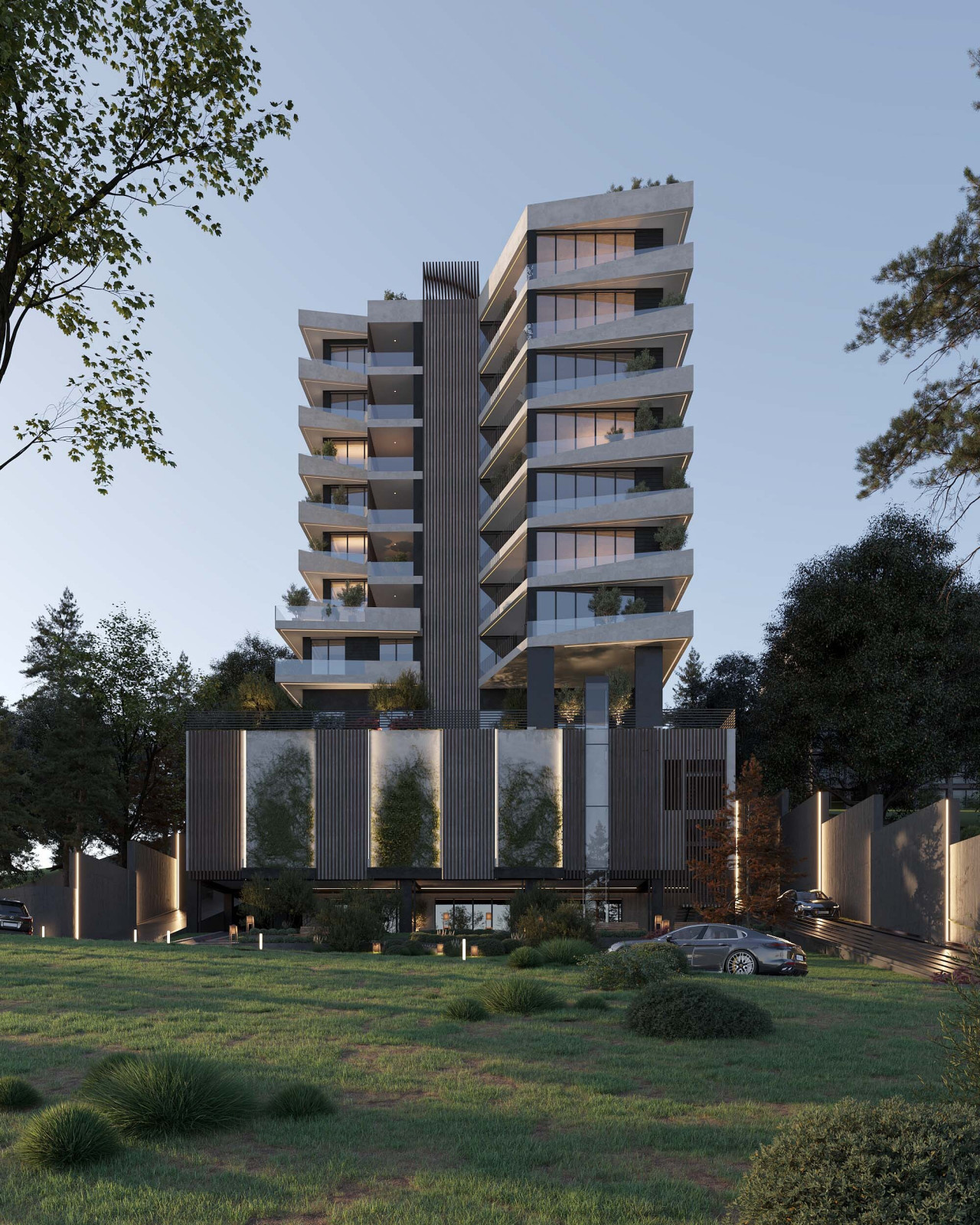 Обложка проекта: Modern Style Residential Building