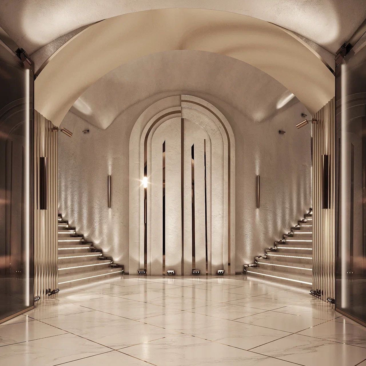 Лифтовые холлы Grand Royal Residents Сочи