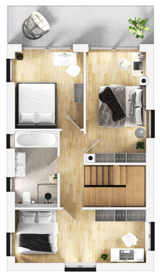 3D-Grundriss