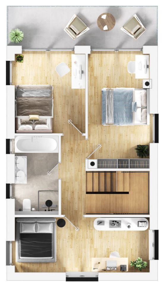 3D-Grundriss