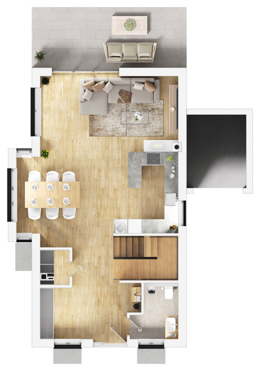 3D-Grundriss