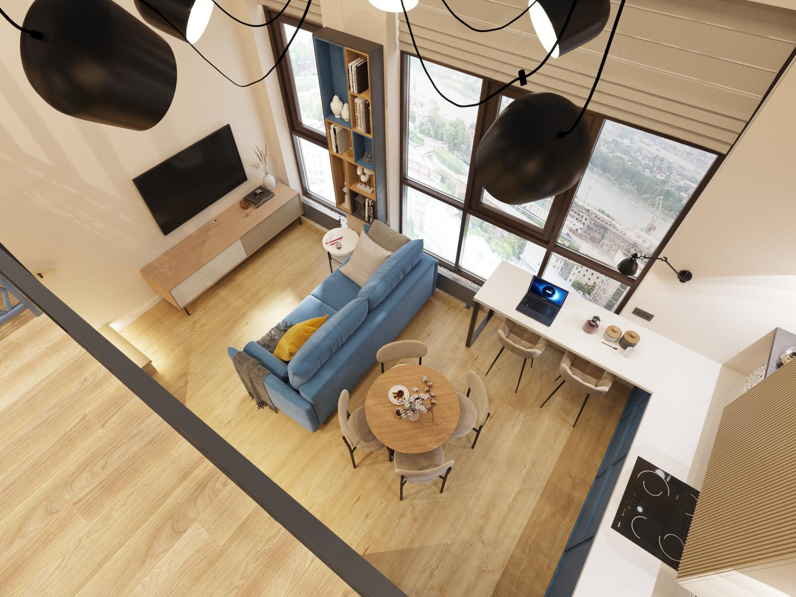 Современный дизайн интерьера квартиры в Москве