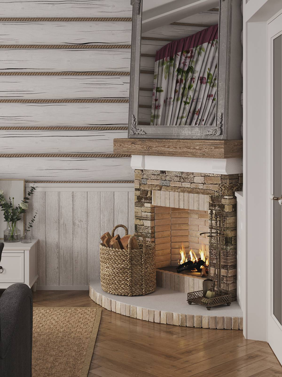 Бревенчатый дом в Кашино