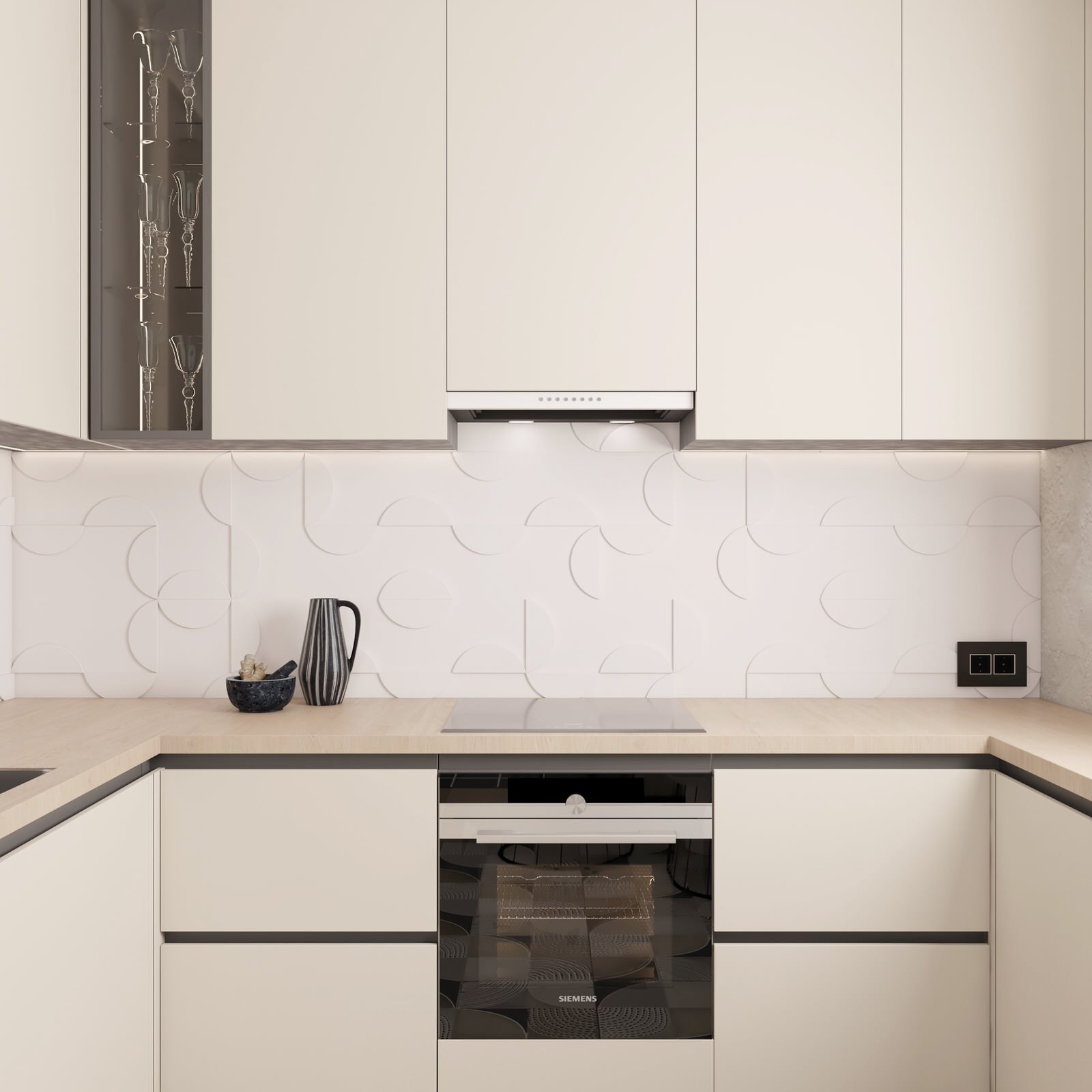 Cream.April