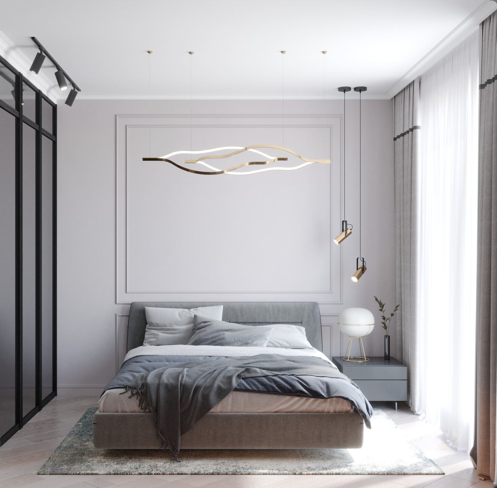 A simple bedroom