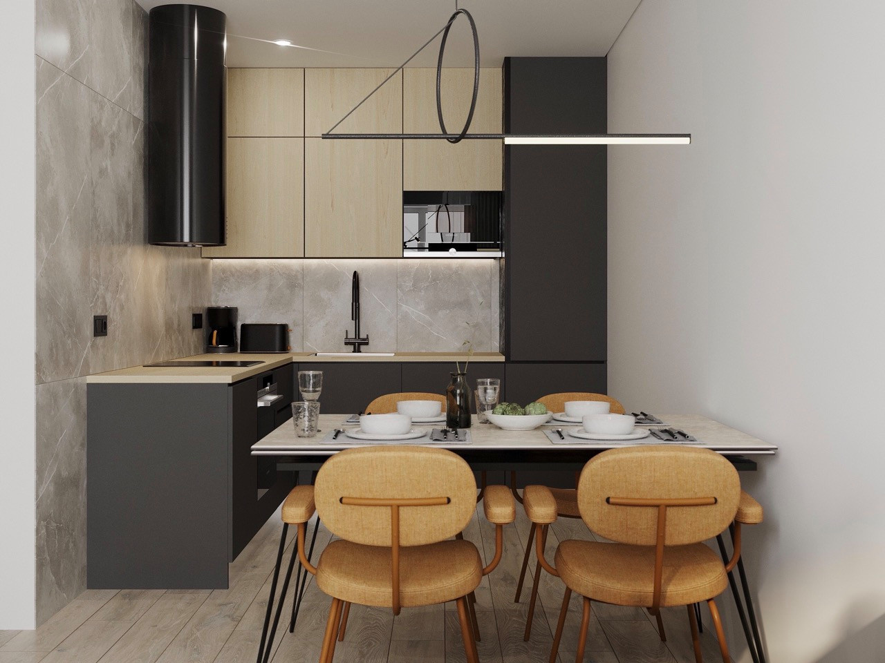 ЖК Лес, 2 комнаты, 40 м²