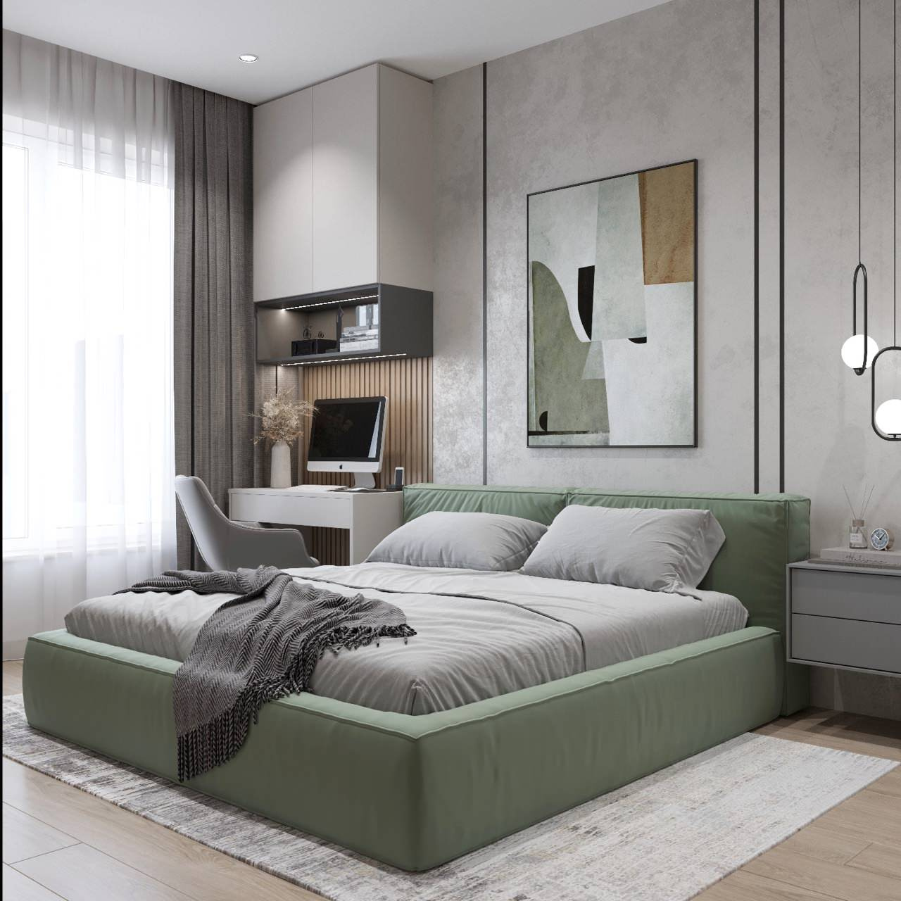 ЖК RiverSky,  3 комнаты, 92м²
