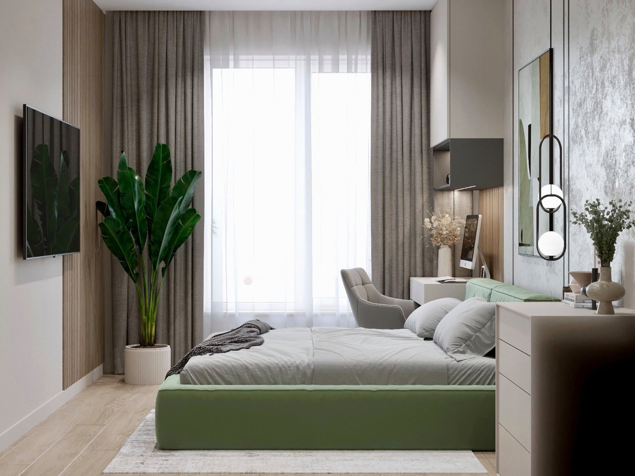 ЖК RiverSky,  3 комнаты, 92м²