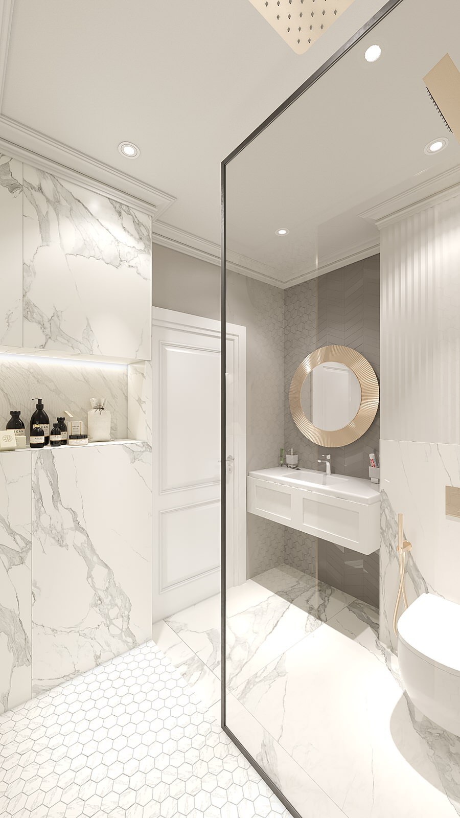 Interior design of a 3-room apartment Zaporozhye