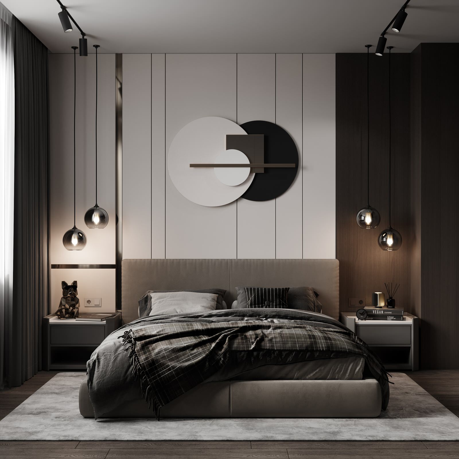 Обложка проекта: BLACK BEDROOM
