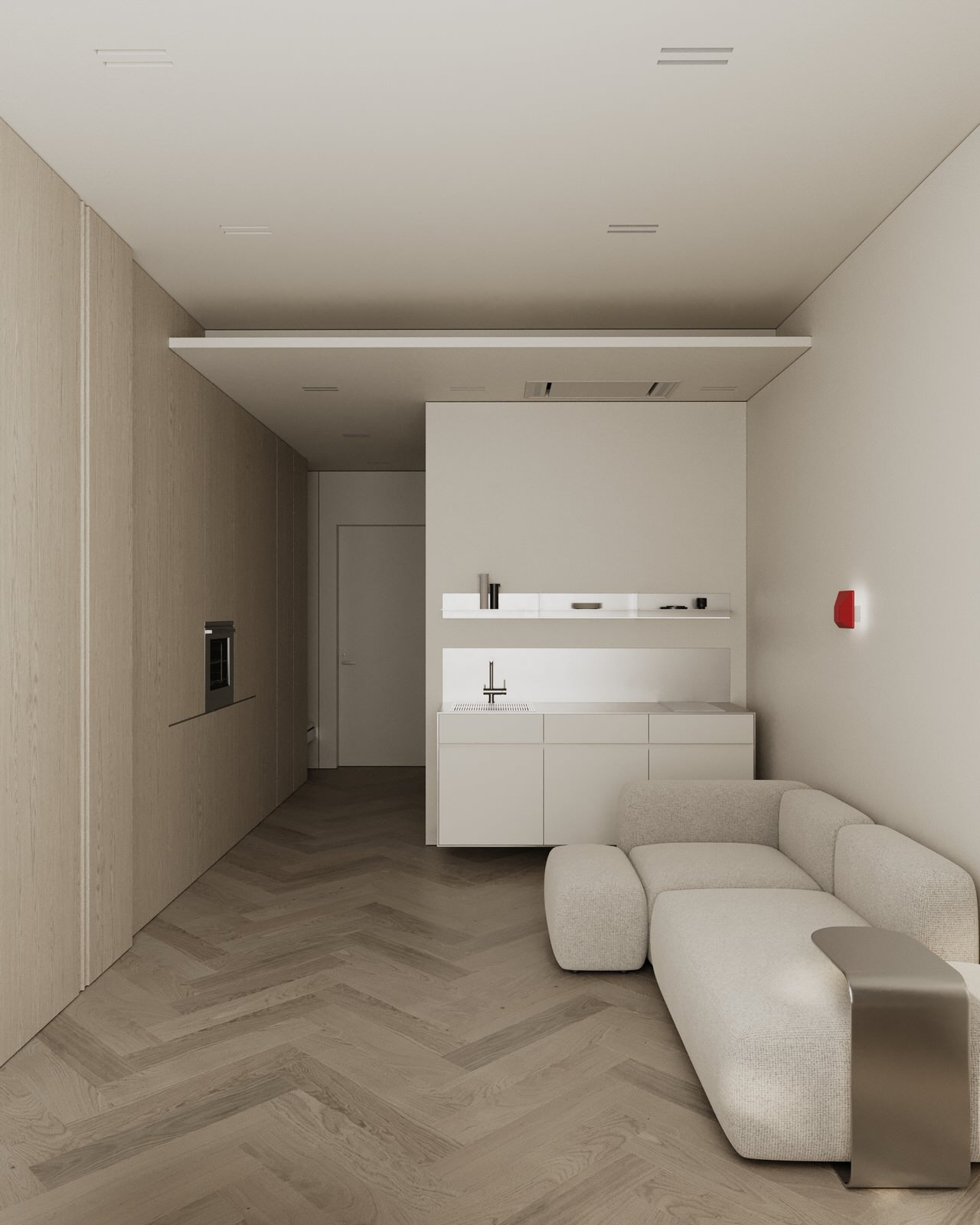 Обложка проекта: SOFT MINIMAL LIGHT //50 sq. m.