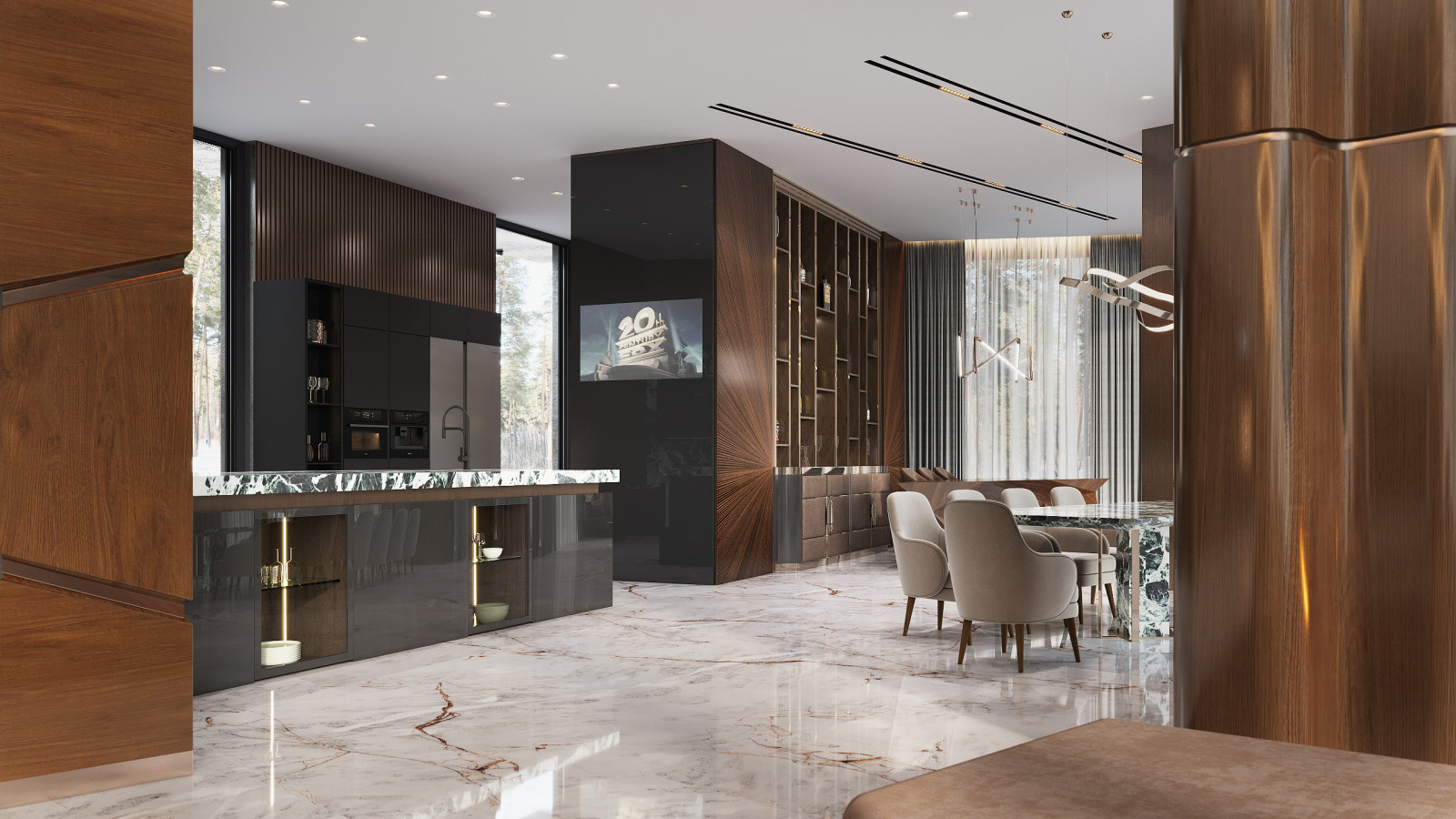A large luxury house