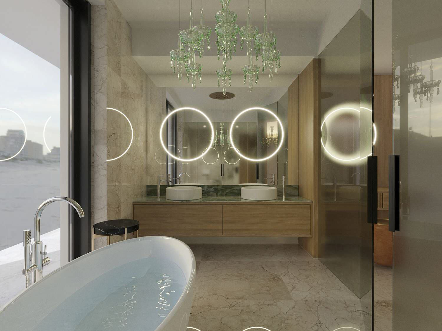 Penthouse Design In SOHO Tower, Paphos, Cyprus