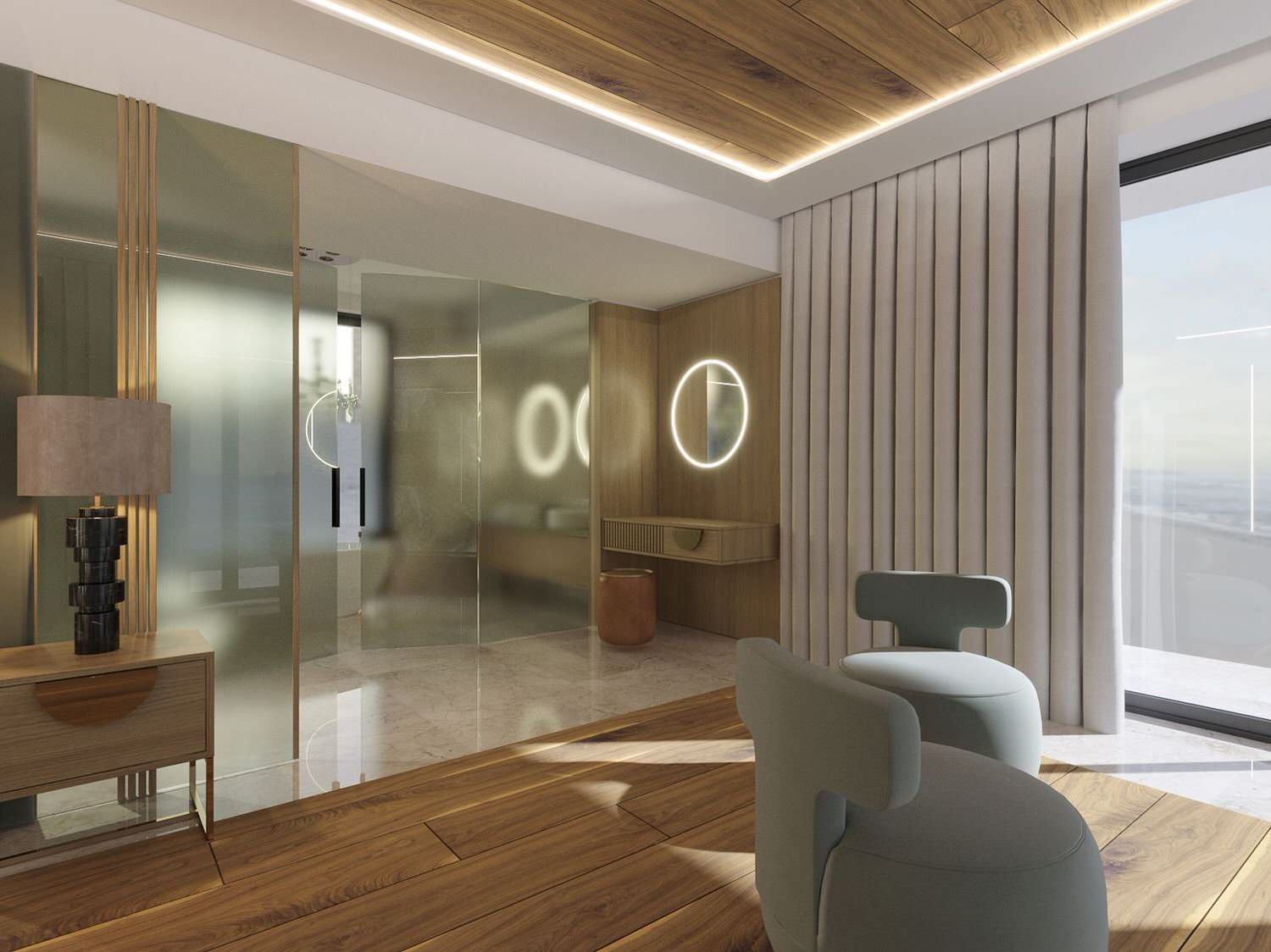 Penthouse Design In SOHO Tower, Paphos, Cyprus
