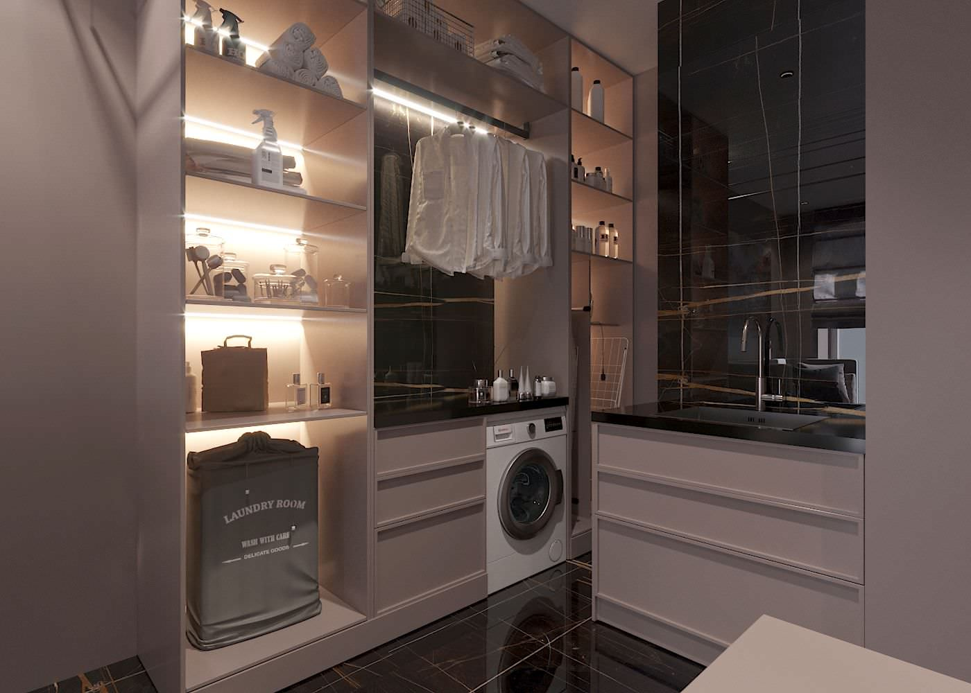 6-Room Apartment Design With 240 m² Floor Area