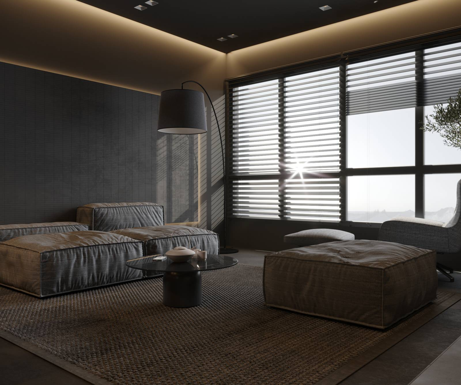 Обложка проекта: MODERN  LIVING ROOM