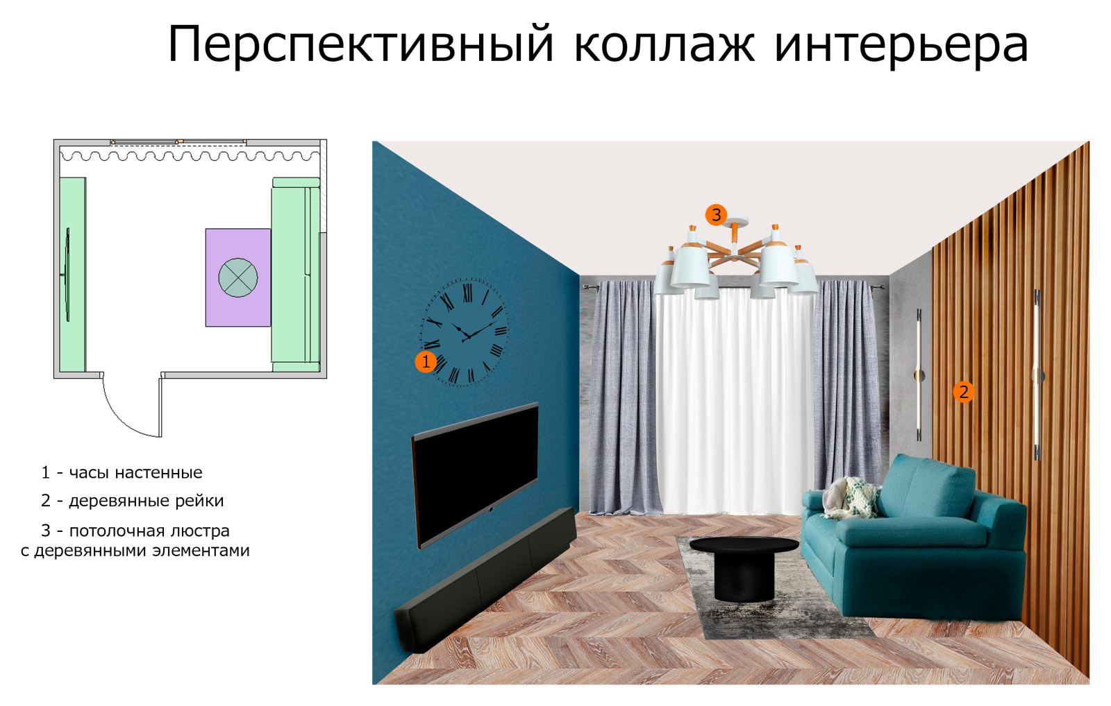 Квартира для семьи из 4-х человек