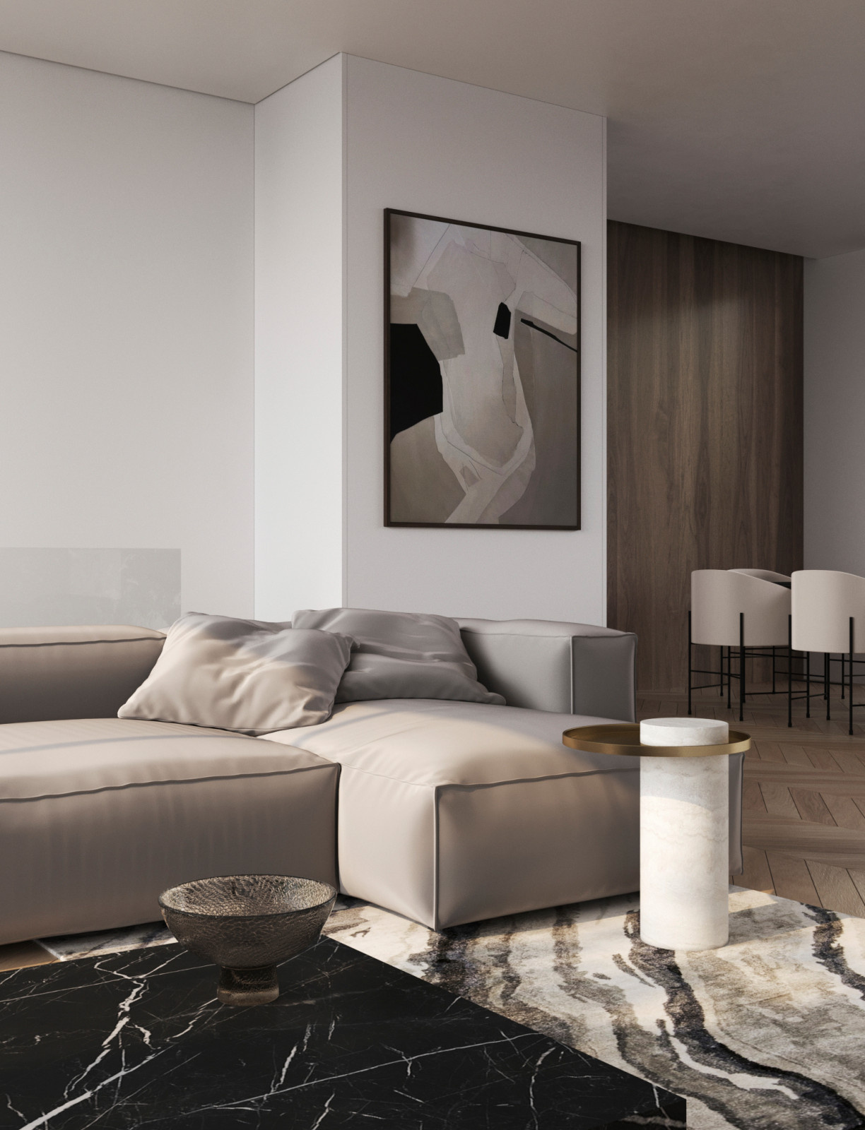 A Luxurious Duplex Penthouse: Where Art and Elegance Meet