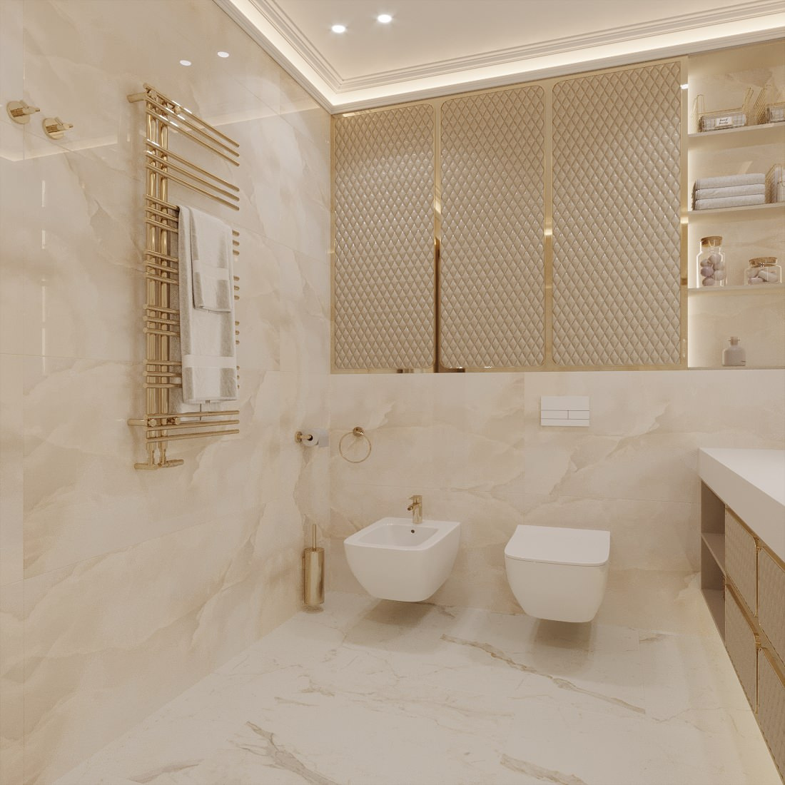 ДИЗАЙН ИНТЕРЬЕРА КВАРТИРЫ В ЖК ЛИЦА, 125 КВ.М.