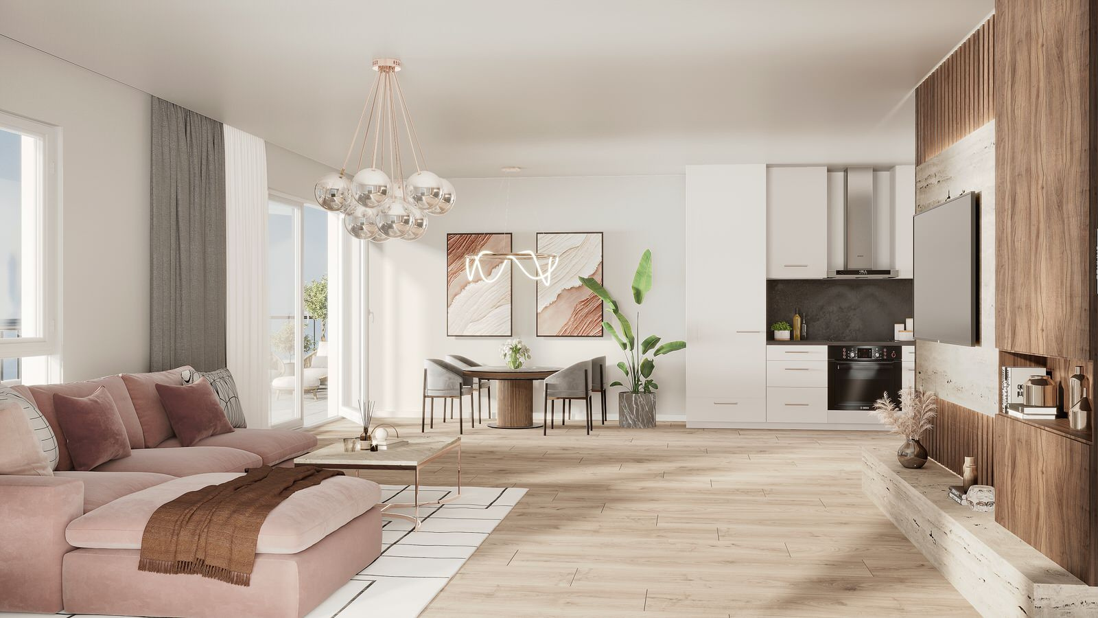 2,5-Zimmer-Wohnung mit einer Wohnfläche von ca. 70 m²