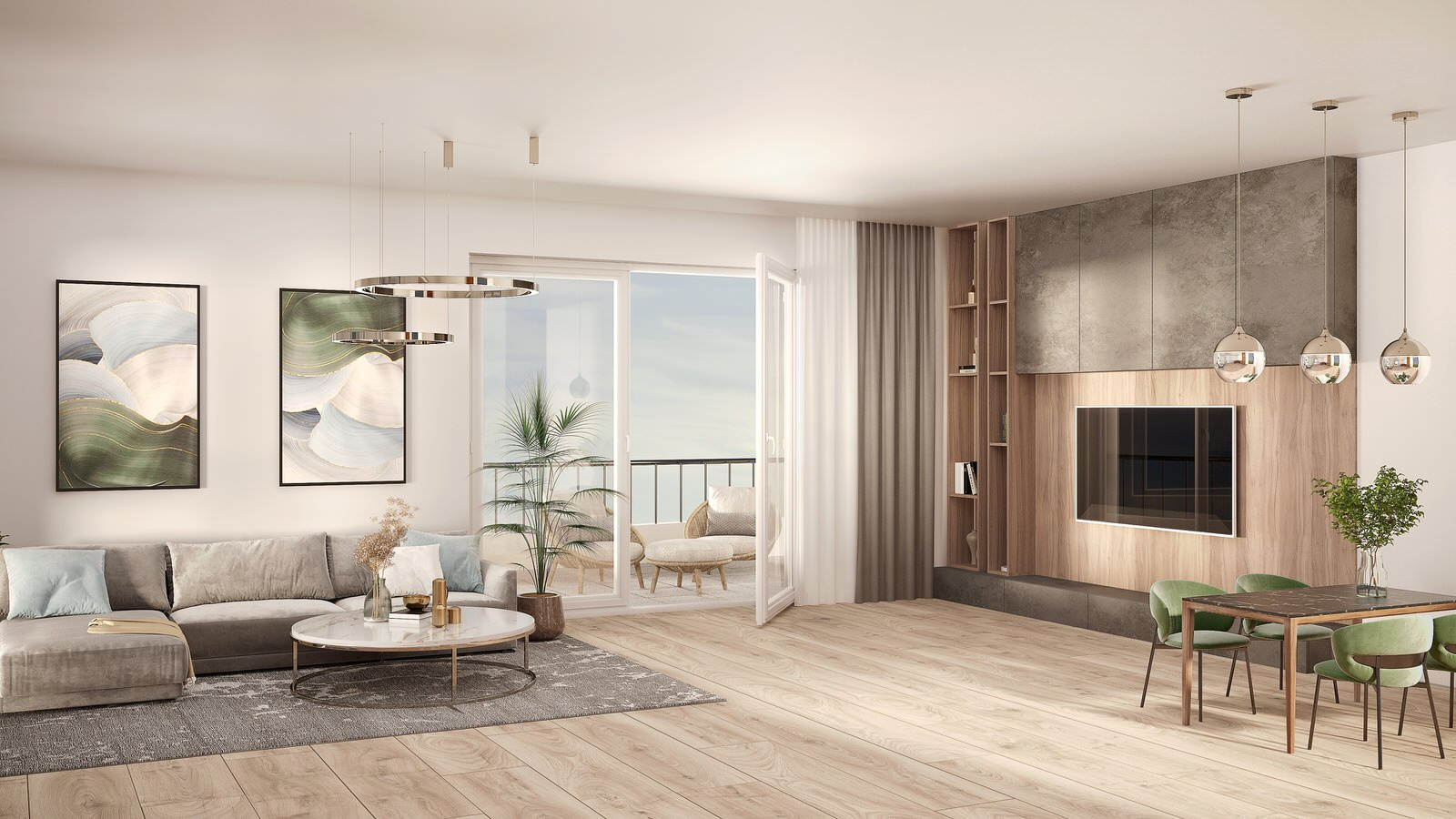 2,5-Zimmer-Wohnung mit einer Wohnfläche von ca. 89 m²