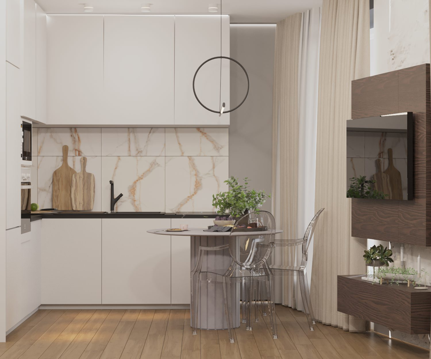 Квартира-студия в центре Москвы, 35 м2