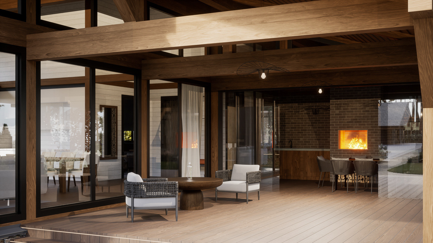 Современное шале Dark Chalet 730