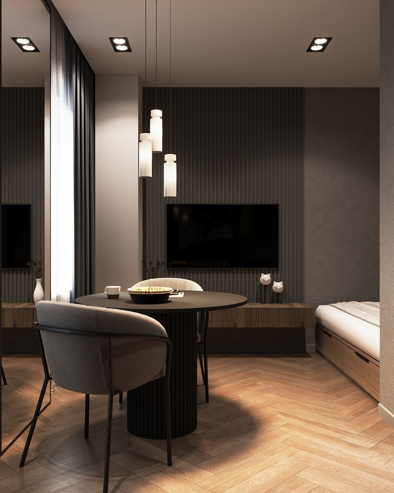 ЖК "Гринсайд". Квартира-студия 30 м²