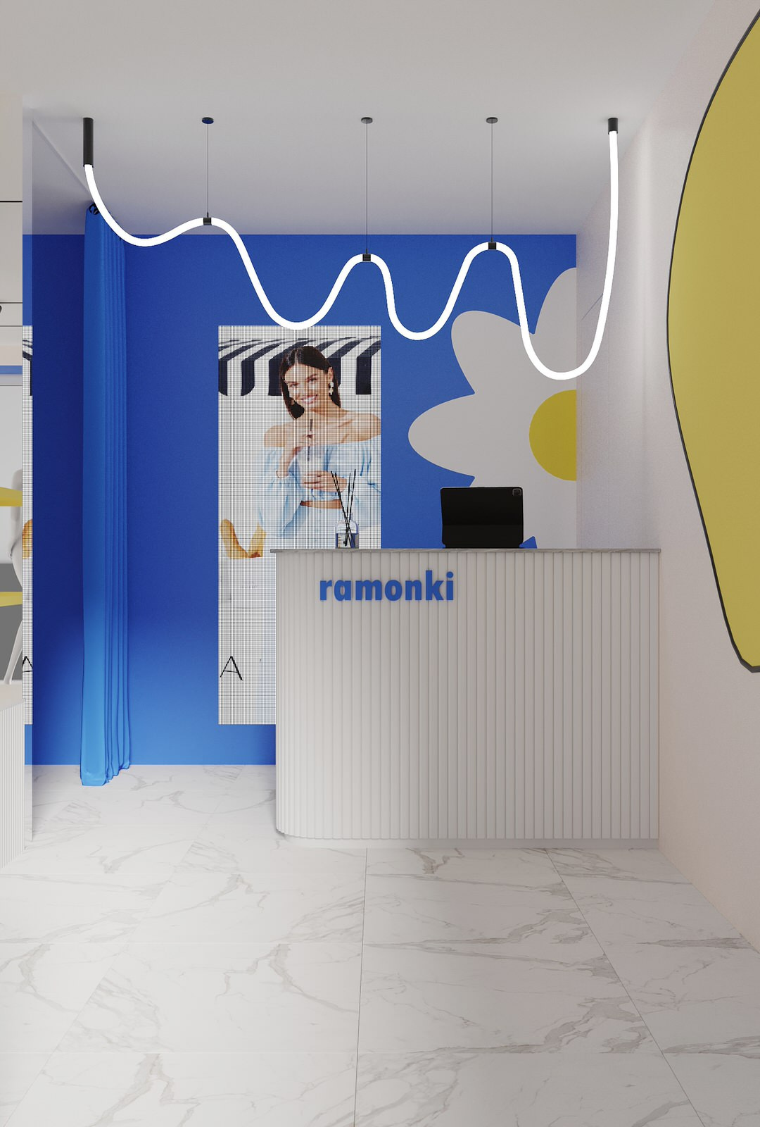 Дизайн шоу-рума Ramonki