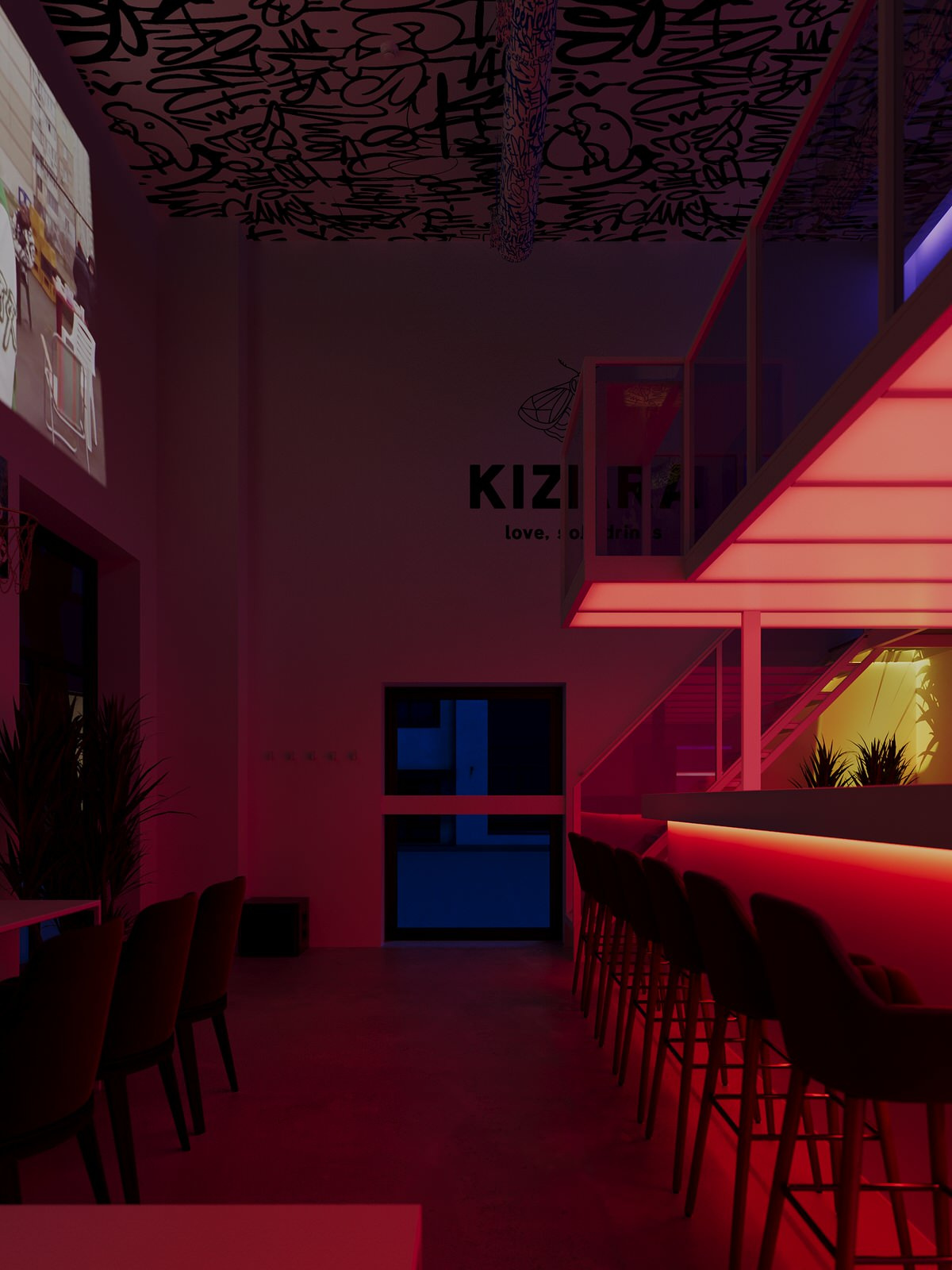 Дизайн бара KIZARA