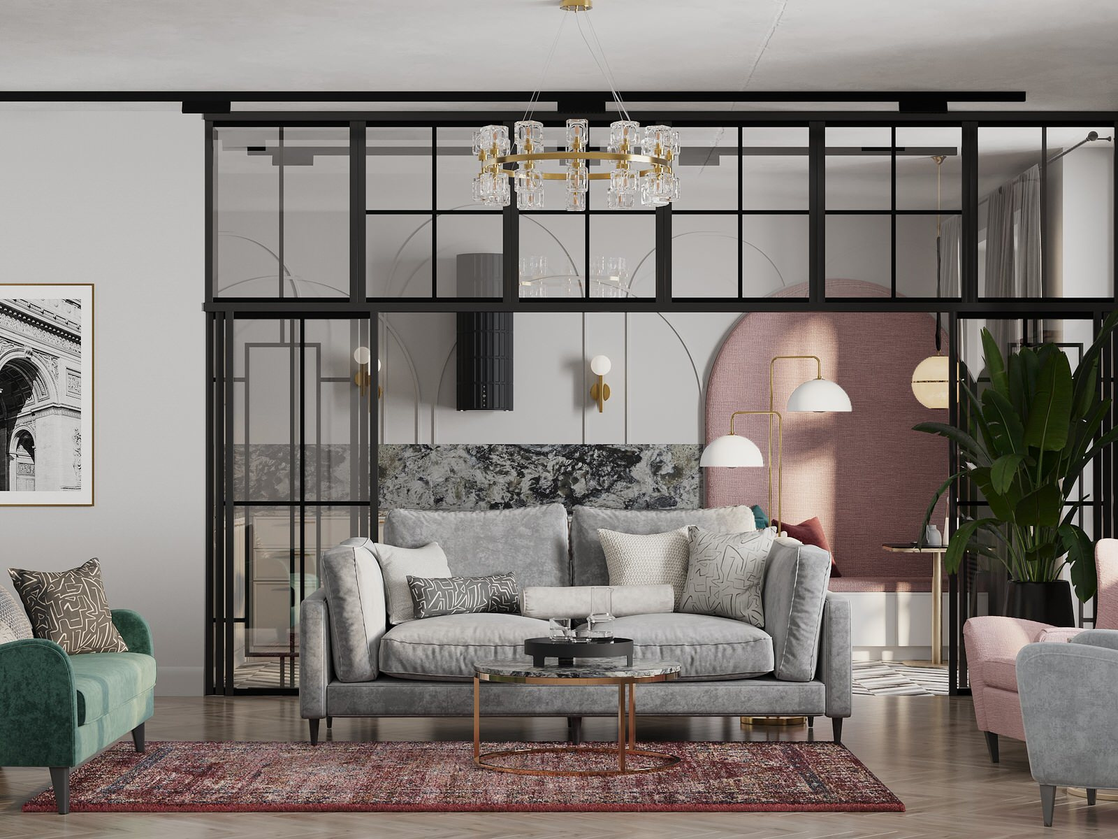 Обложка проекта: 120м2 Rich House