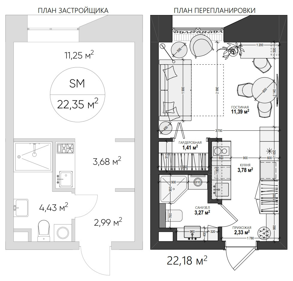студия в ЖК NICE LOFT