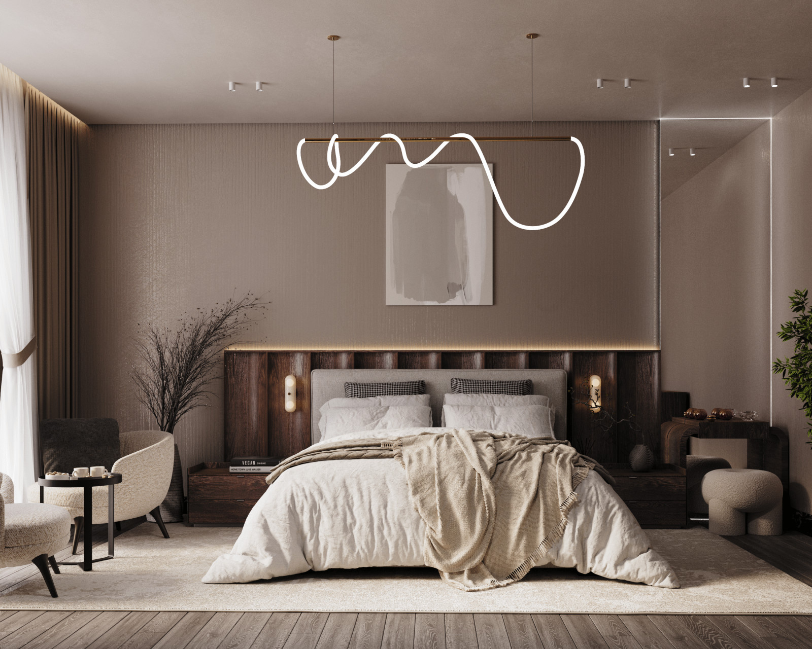 Visualization of bedroom