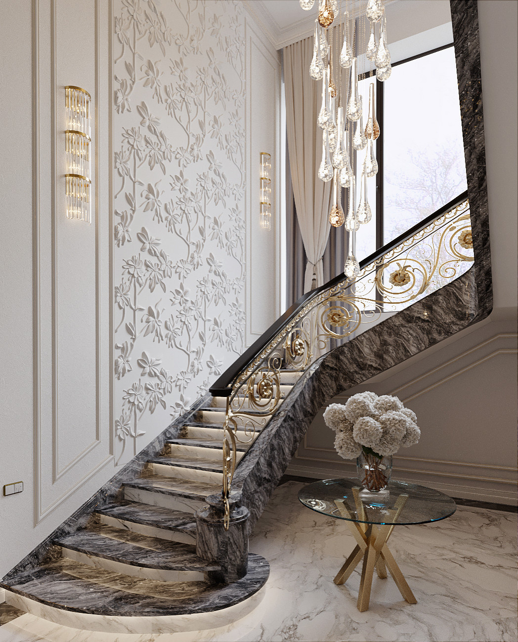 Дизайн Холла в Доме 800 м2 | Luxury Hall Design 800 m2