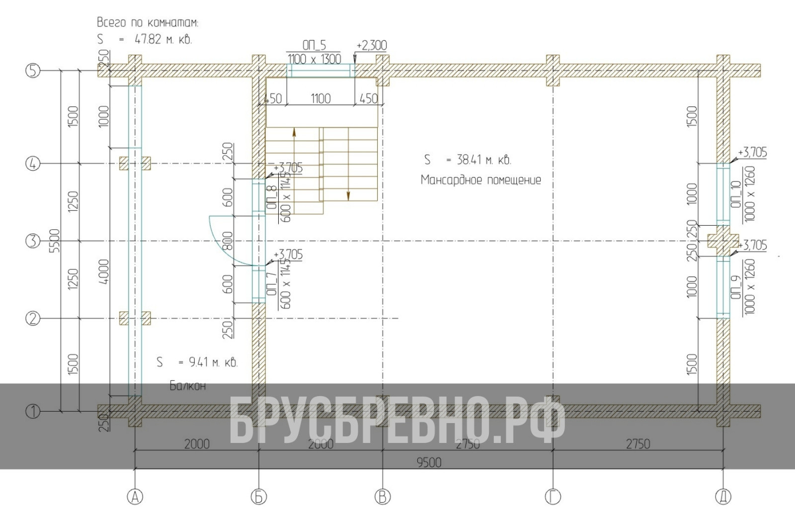 Проект 563 Баня 6х10 бревно 200