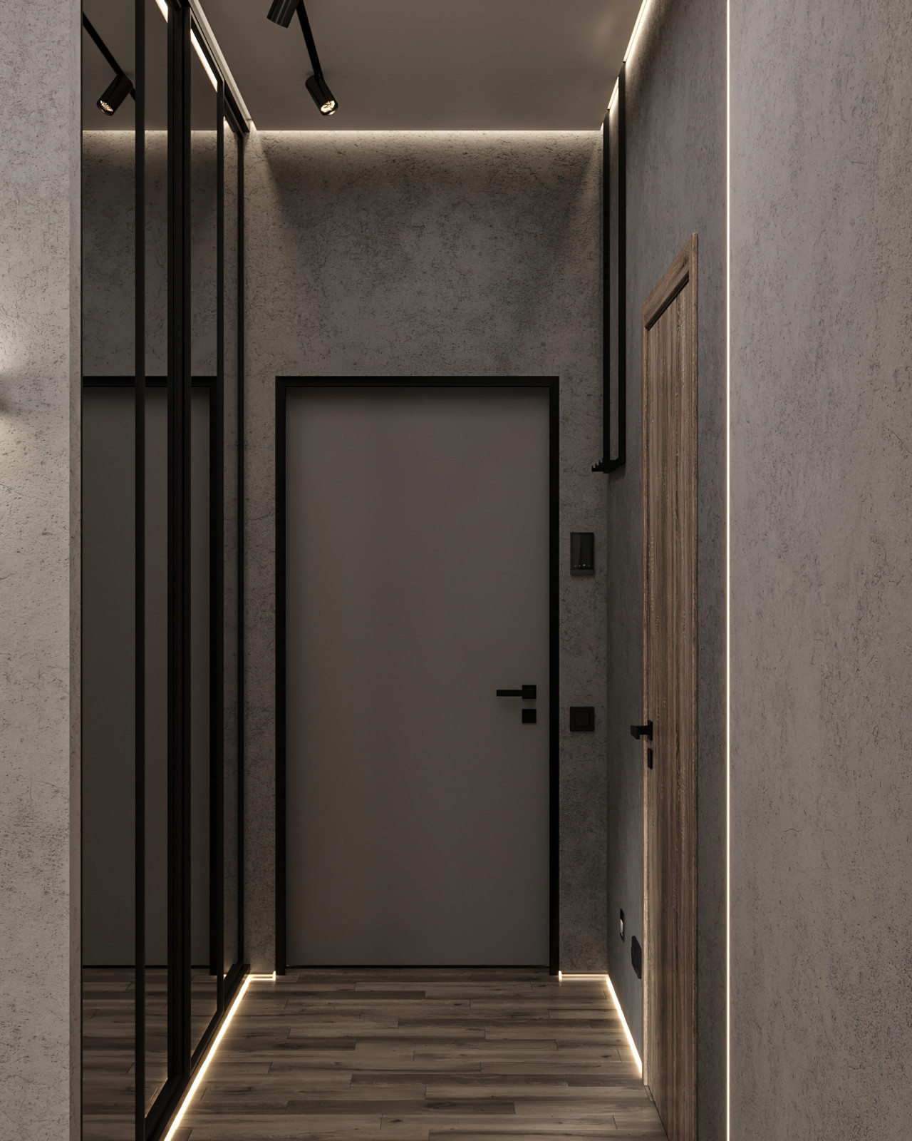 9. Gray house. Прихожая